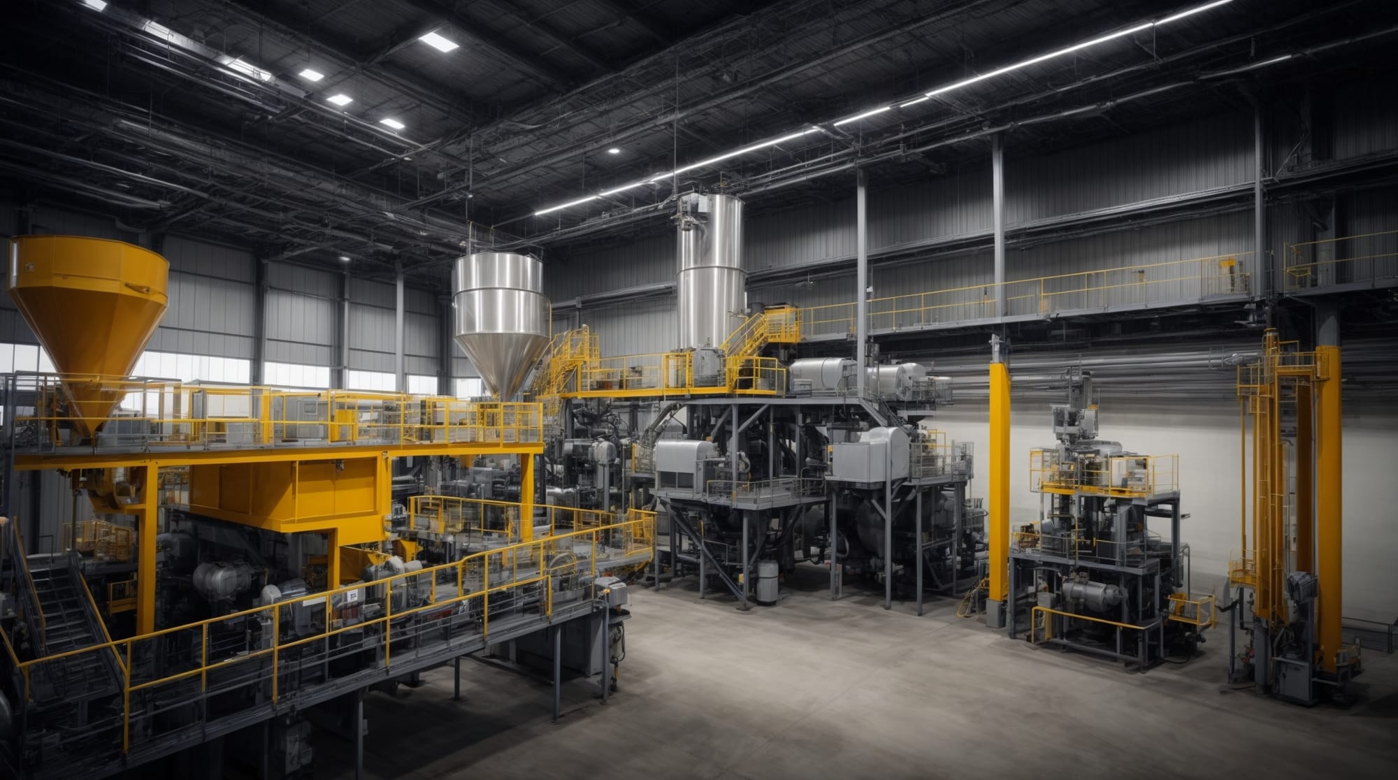 advanced batching systems Concrete batching plant efficiently operating under advanced system controls