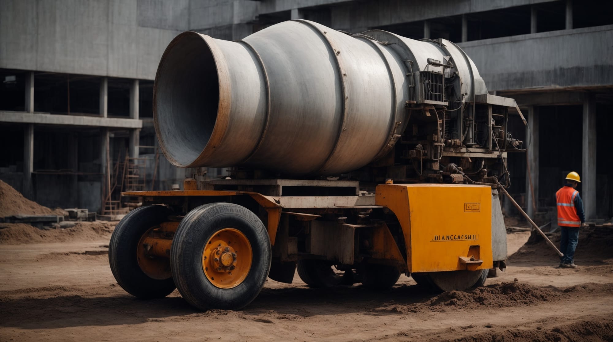 AI-powered concrete mixer