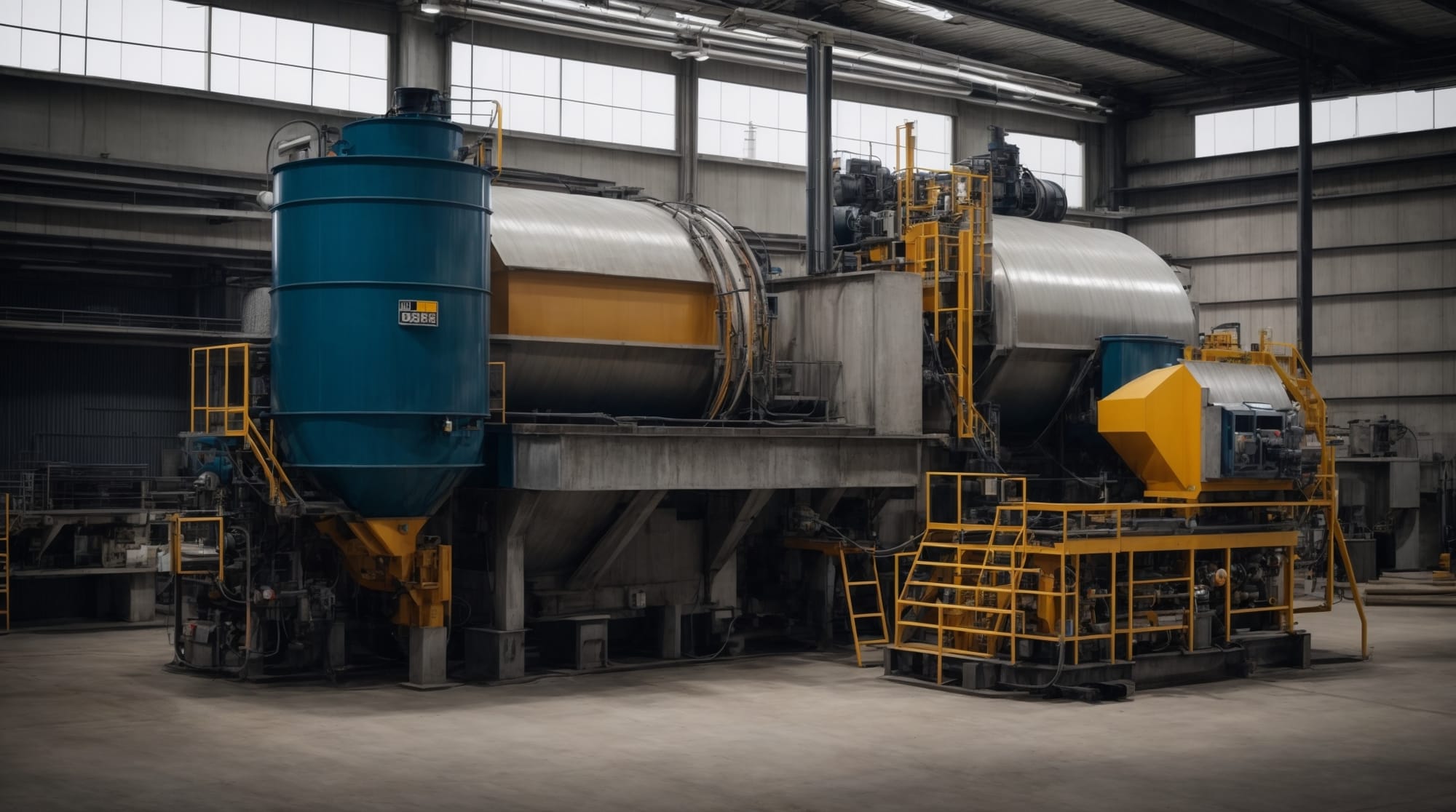 High-performance concrete mixing equipment