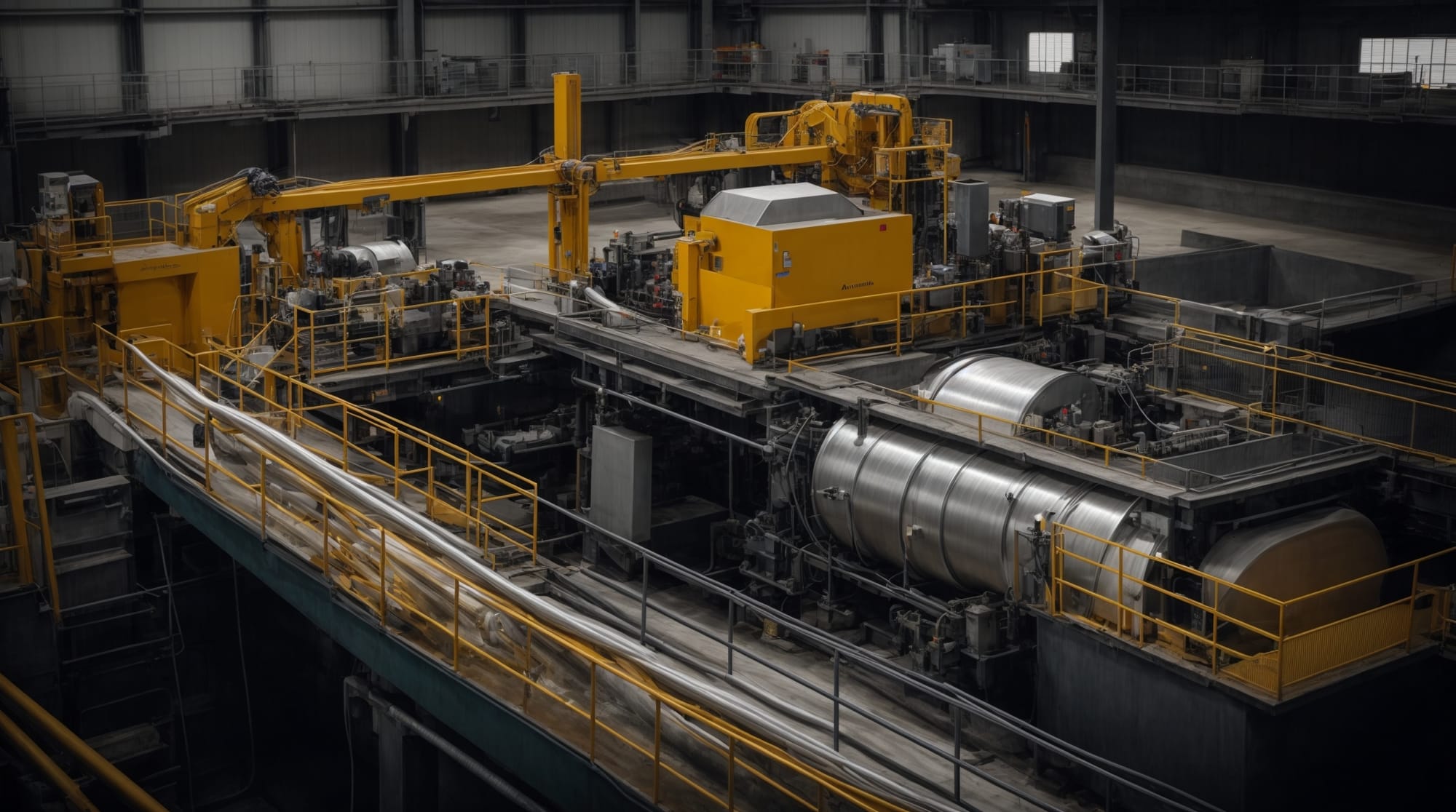 automation Automated system handling concrete mixing process