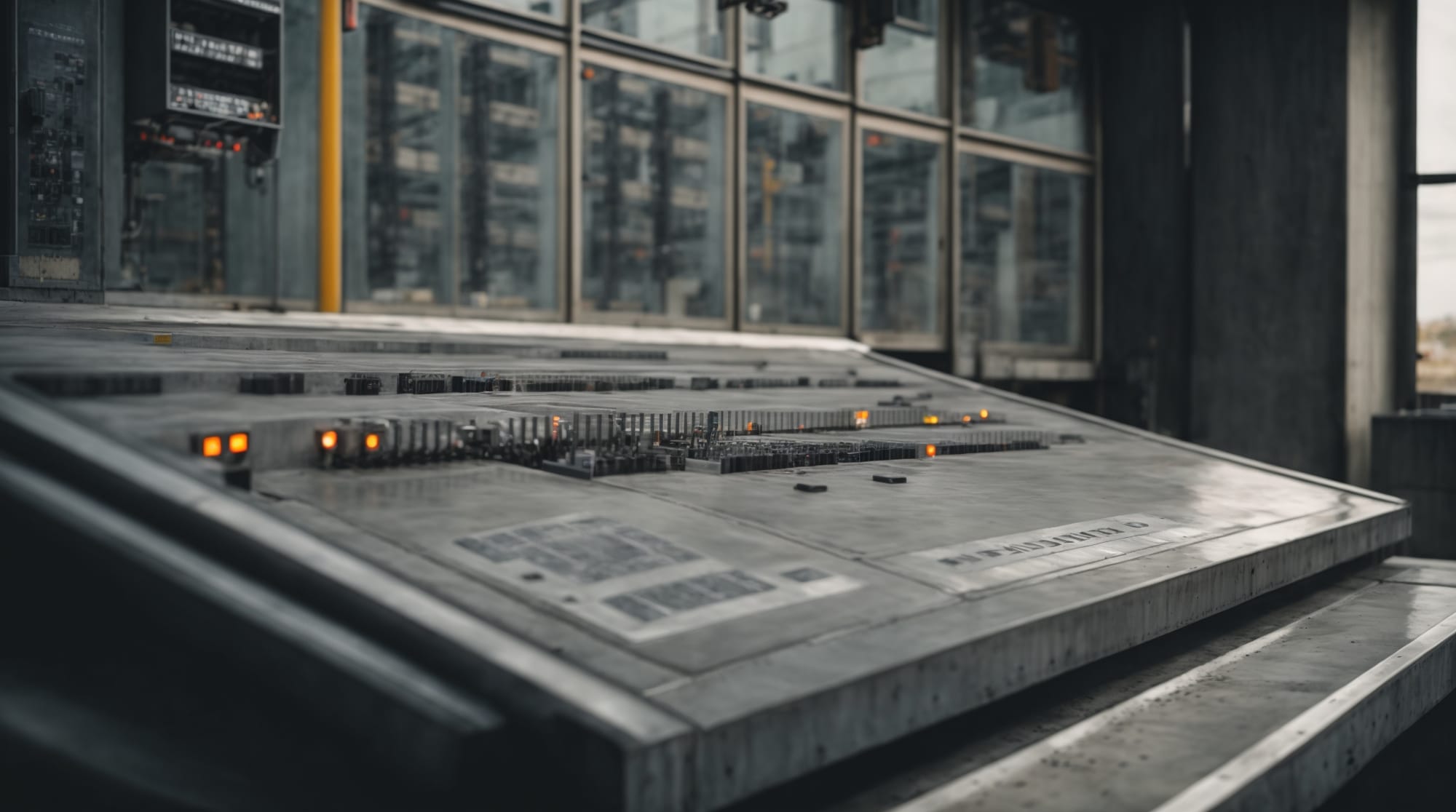 automation in concrete production automated control panel of a concrete batching system