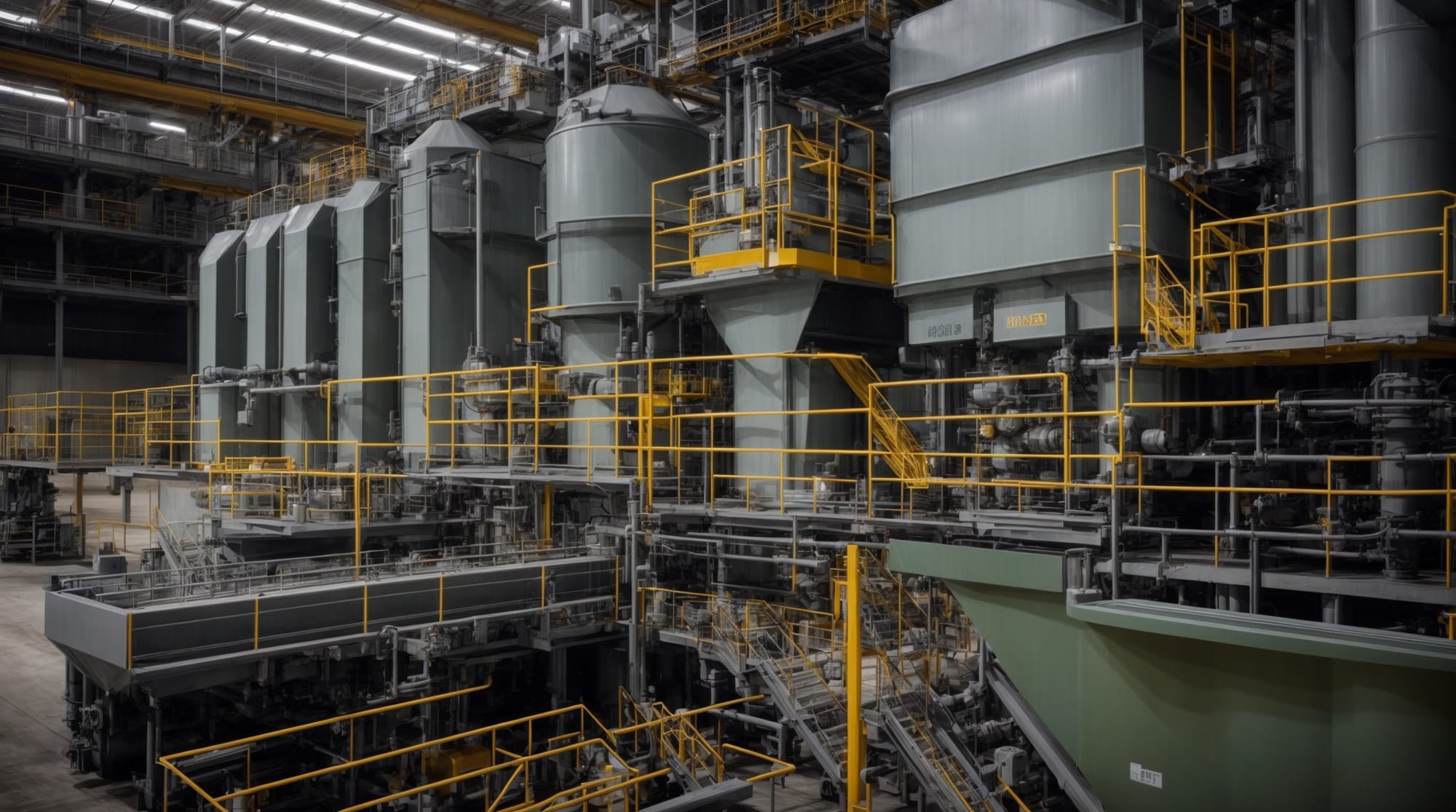 batching system Automated concrete batching system operational at a plant