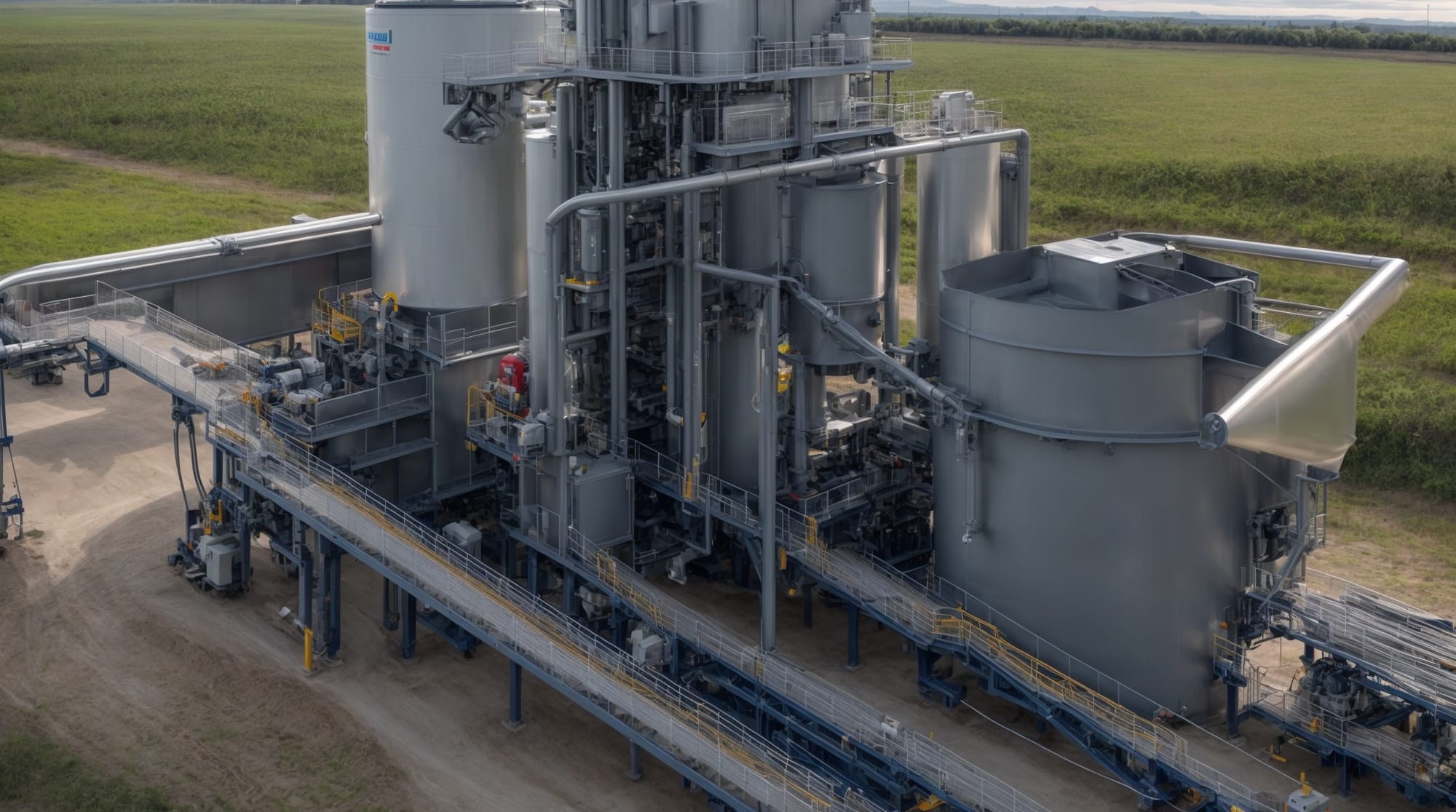 technologically advanced modular batching plant in operation