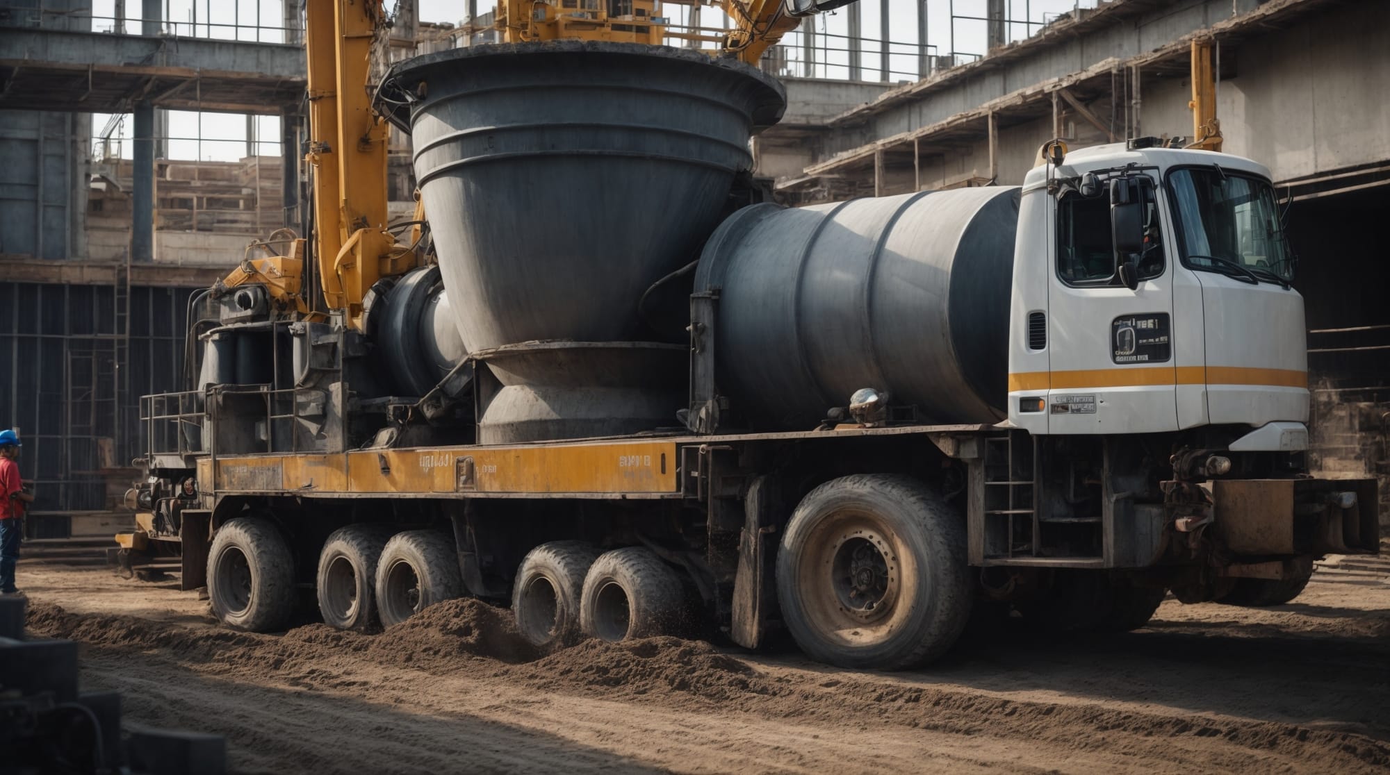 use of technology in mixing and batching concrete