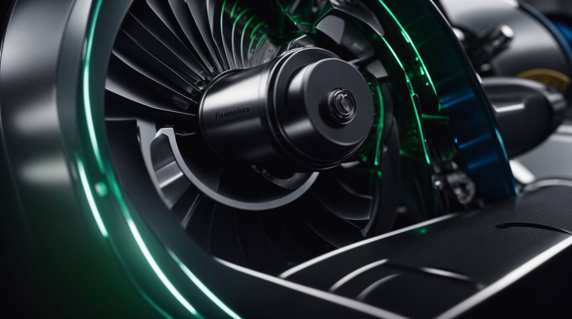 energy-efficient motors Close-up of advanced mixing blades in action