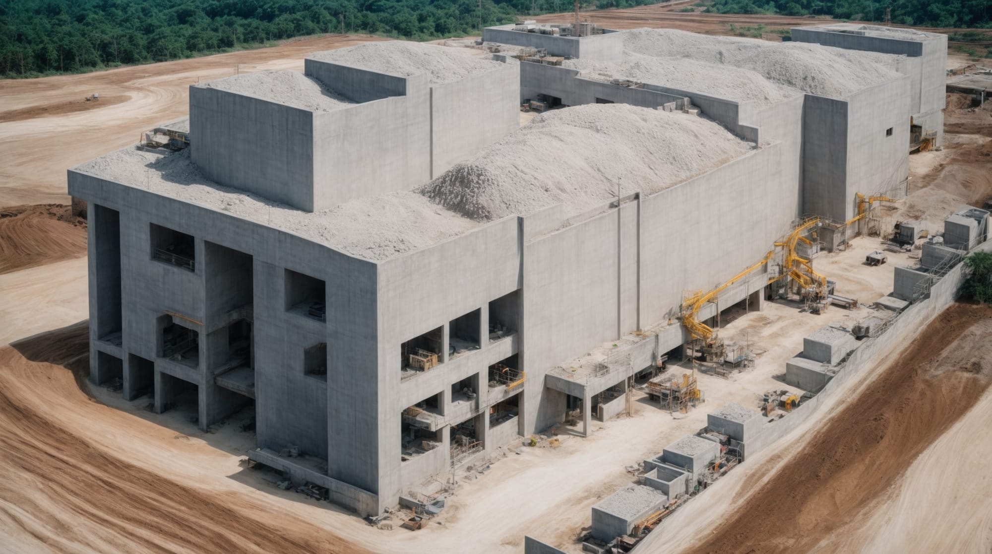 high-density concrete mixture for enhanced durability