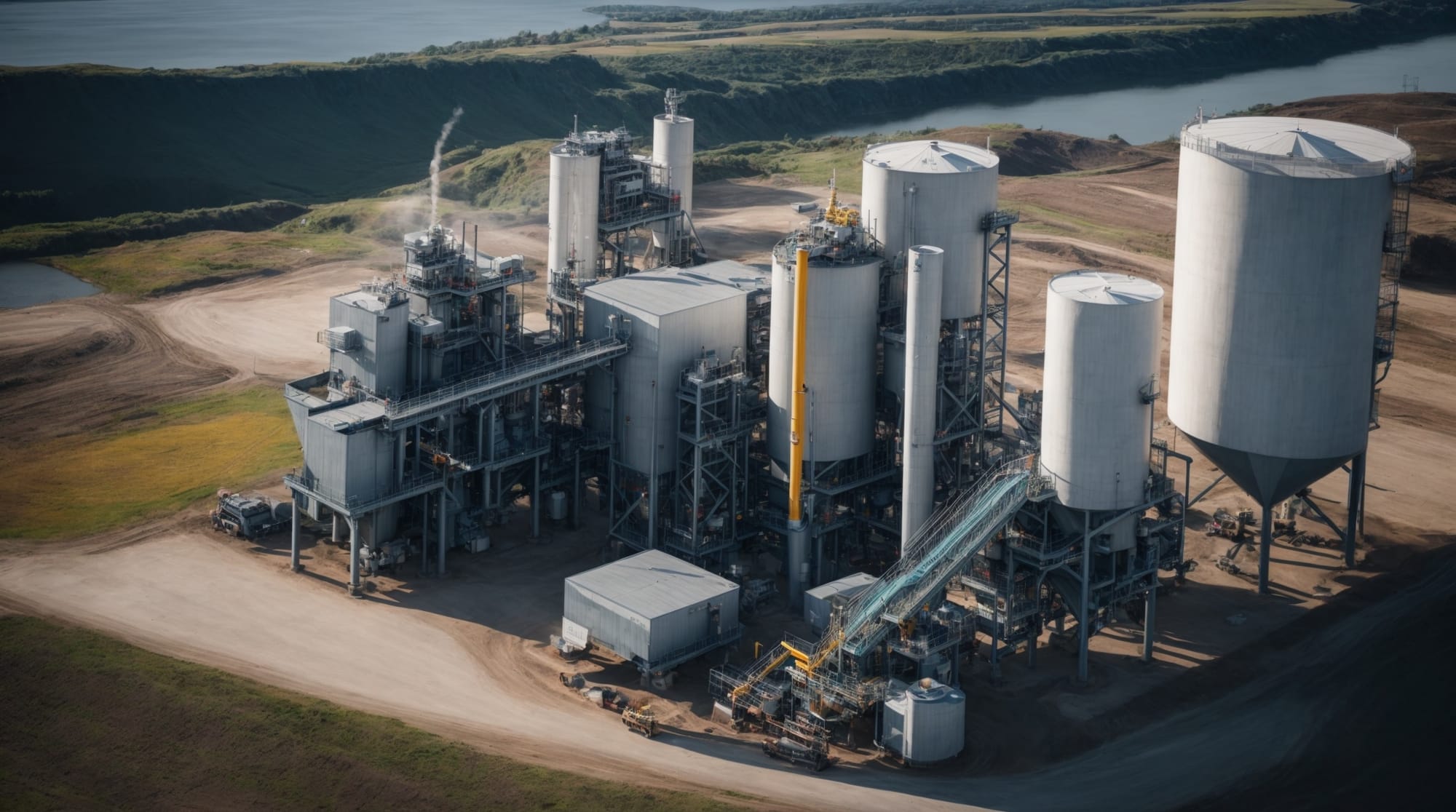 innovative concrete solutions High-tech concrete batching plant equipped with IoT and AI technologies