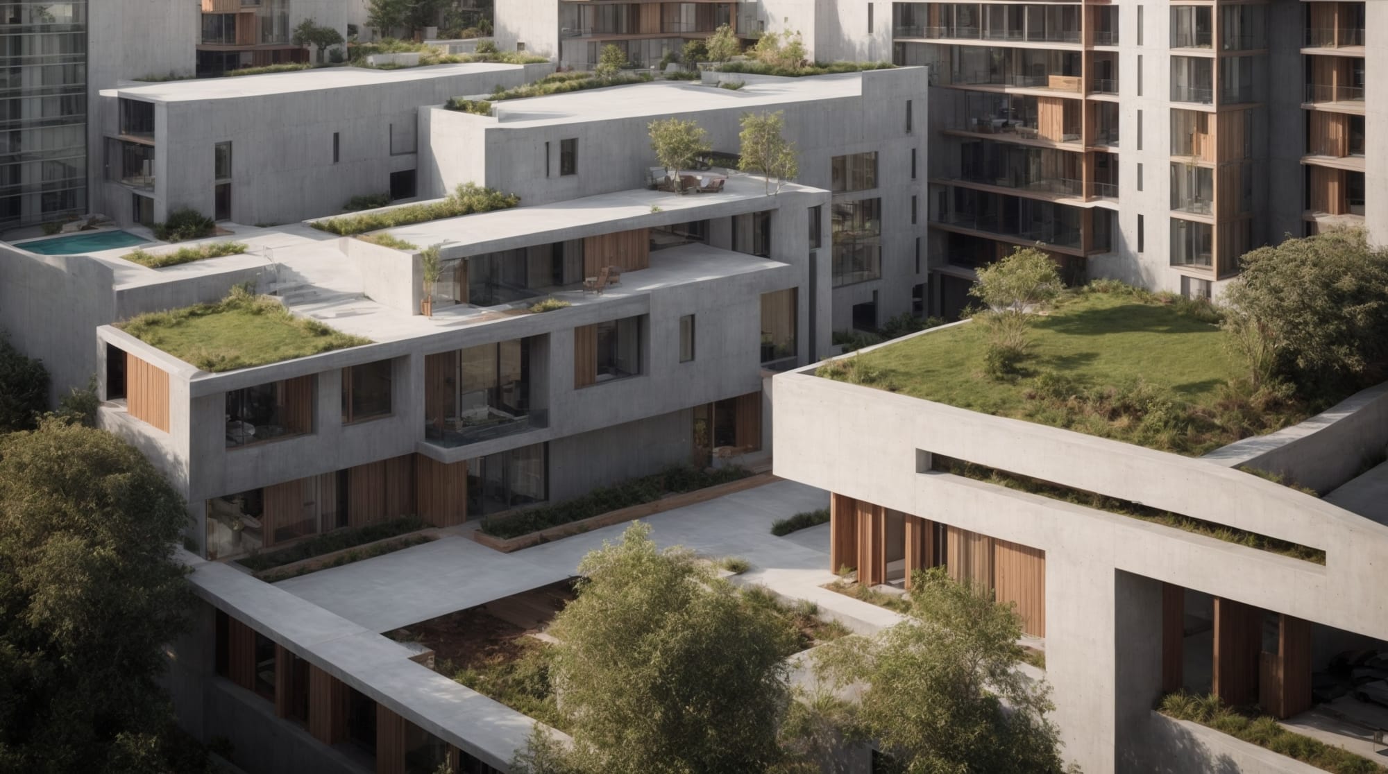 Eco-friendly urban construction using smart concrete solutions