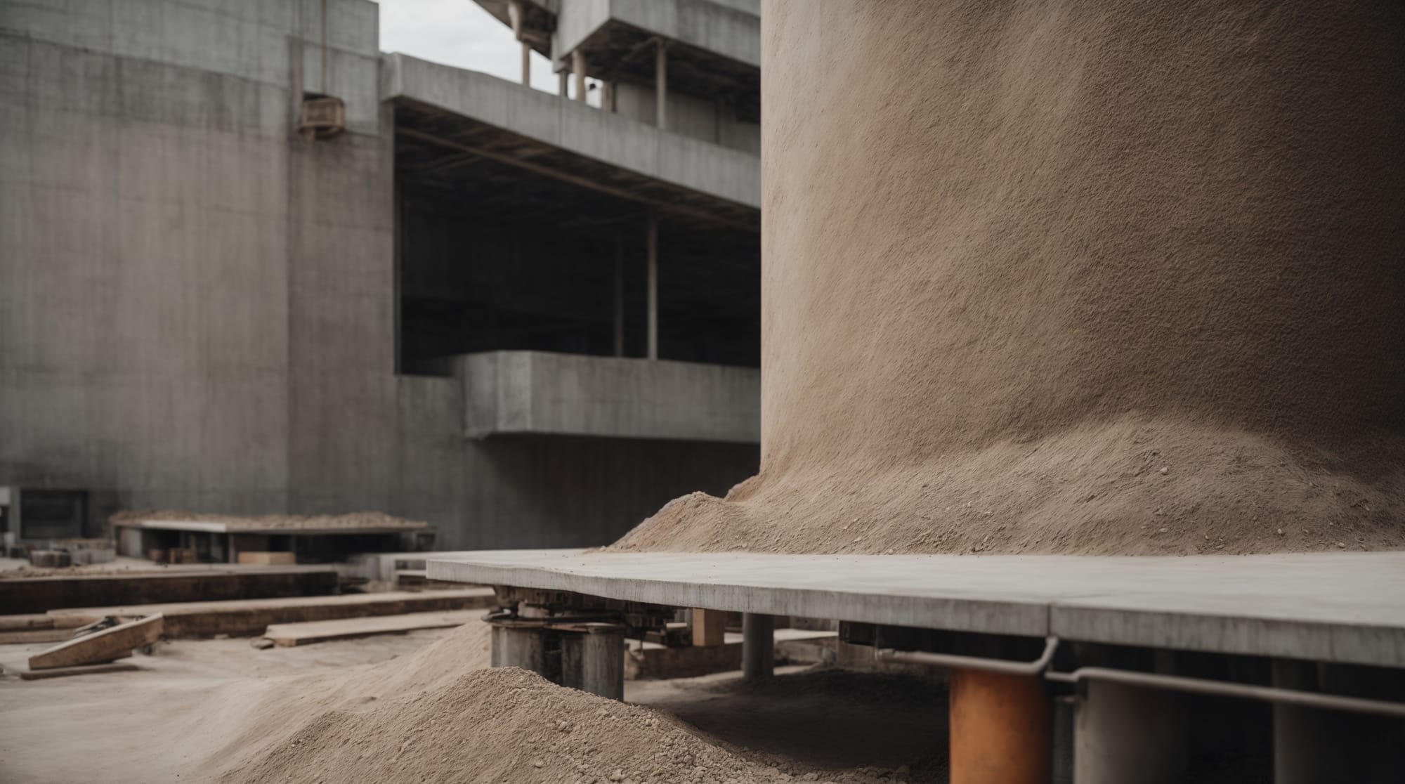 Eco-friendly concrete mixing process using recycled materials