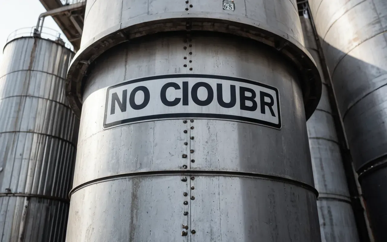 A close-up view of industrial air filtration equipment attached to a concrete silo. The metal surfaces are clean and well-maintained under bright daylight. Visible pipes connect the filter units, highlighting the complex infrastructure used for emission control in modern construction facilities.