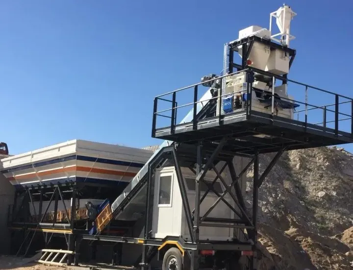 Mobile 60 S4 Concrete Batching Plant: Speed & Precision
